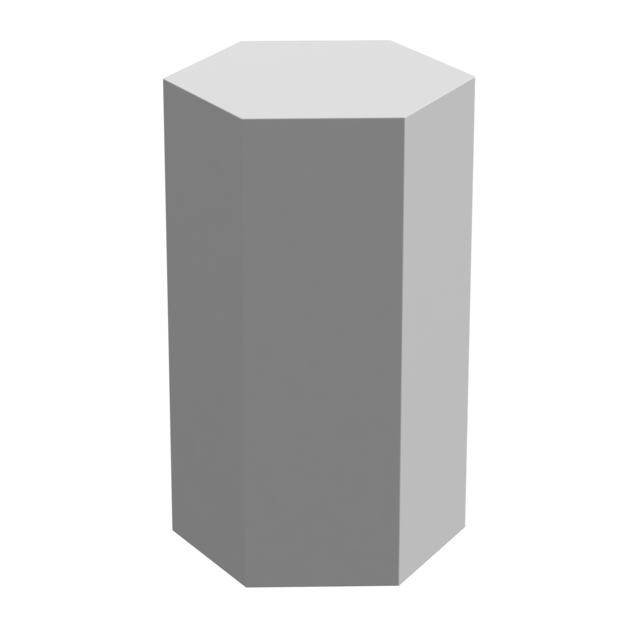 Podium Heksagonal Dasar