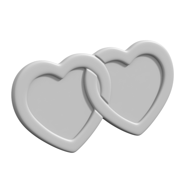 Marco de fotos con forma de corazón