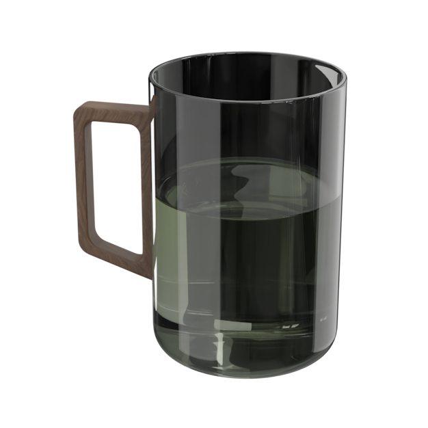 Caneca de vidro