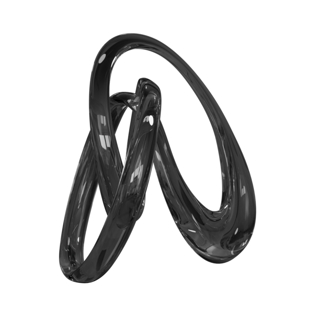 Forma abstracta de cristal