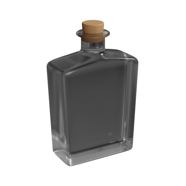 Botella de vidrio