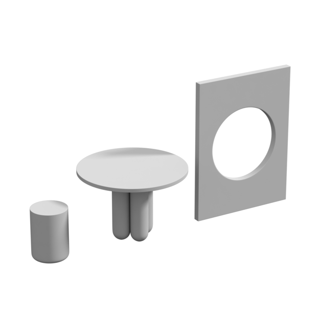 Set de podio irregular