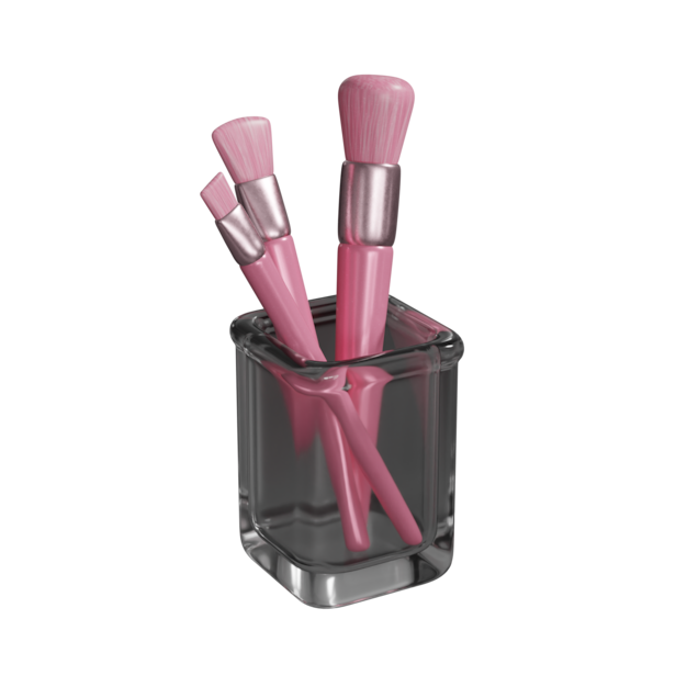 Icono de brochas de maquillaje