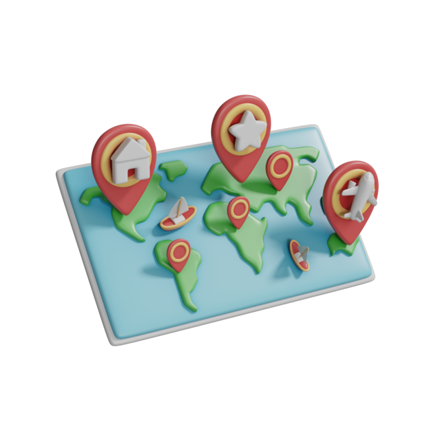 Icono de ubicación en el mapa