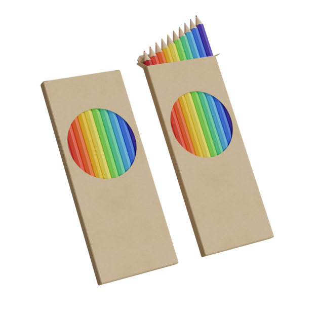 Caja de lápices de colores