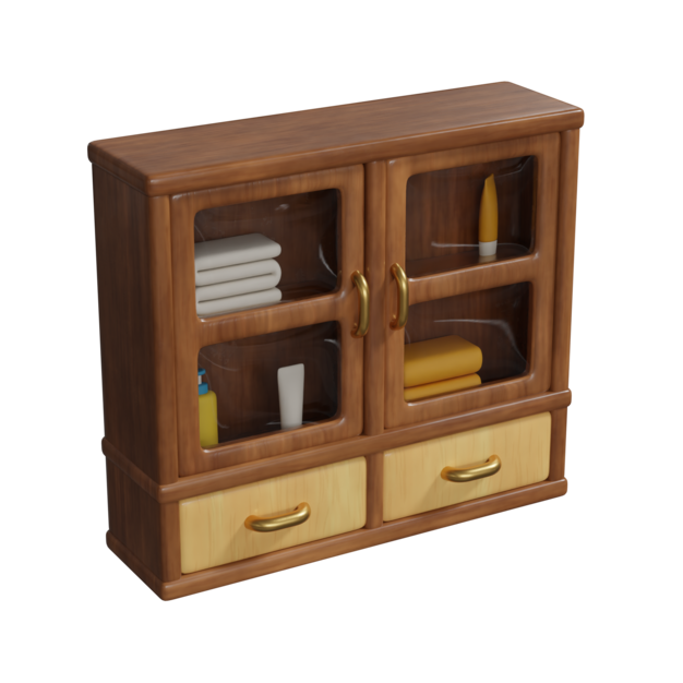 Icono de armario de madera