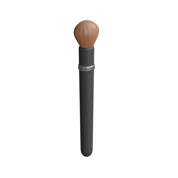 El icono del pincel de maquillaje