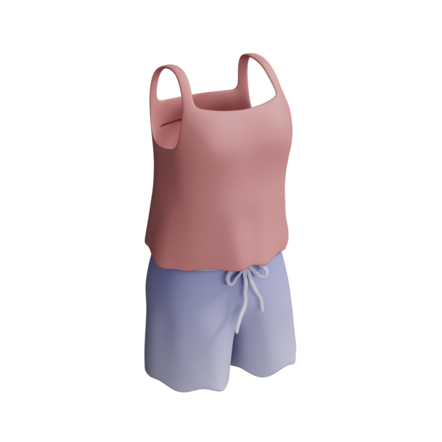 Pijama de dibujos animados
