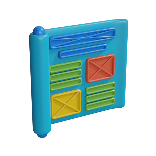Icono de diseño de wireframe