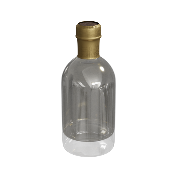 Botella de vidrio