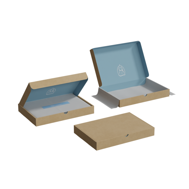 Box mit Seidenpapier