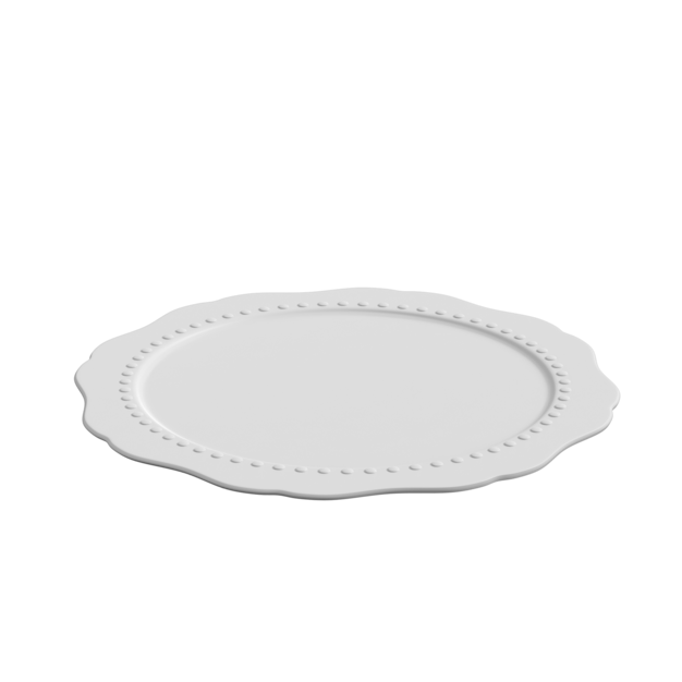 Plato de flores retro