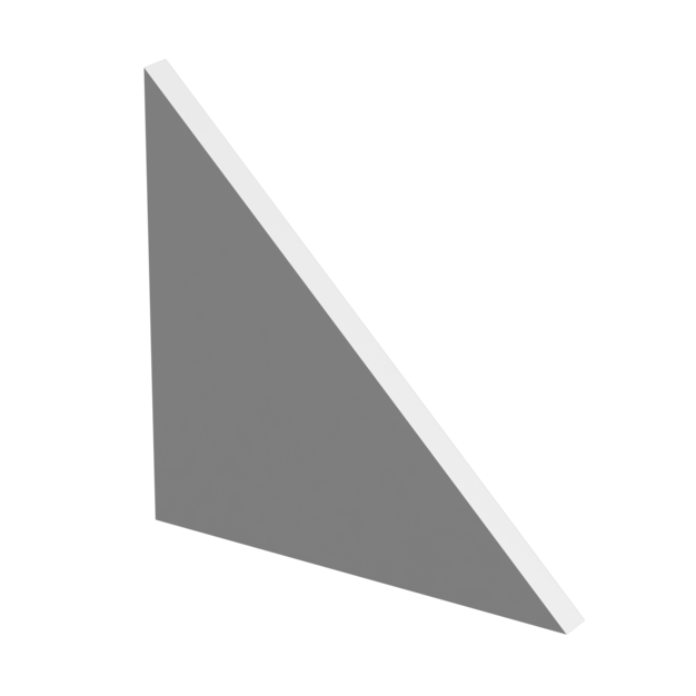 Telón de fondo triangular