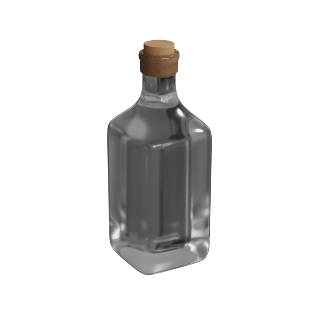 Botella de vidrio