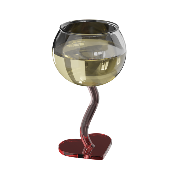 Copa de vidrio