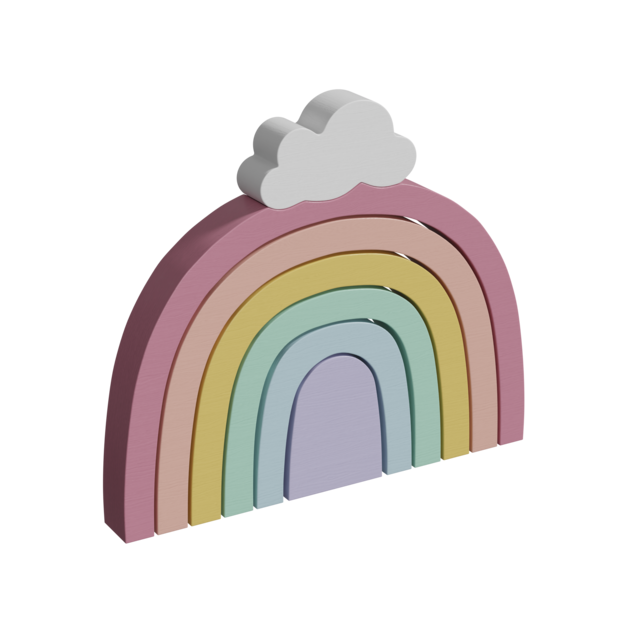 Drewniana tęcza