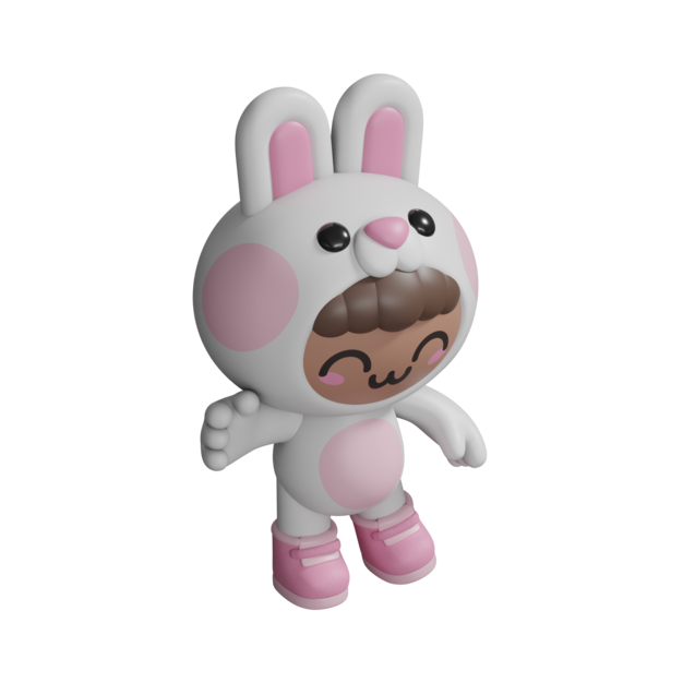 Personaje de conejo
