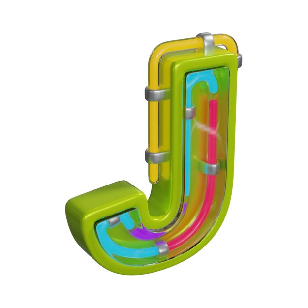 Led Letter J Icon