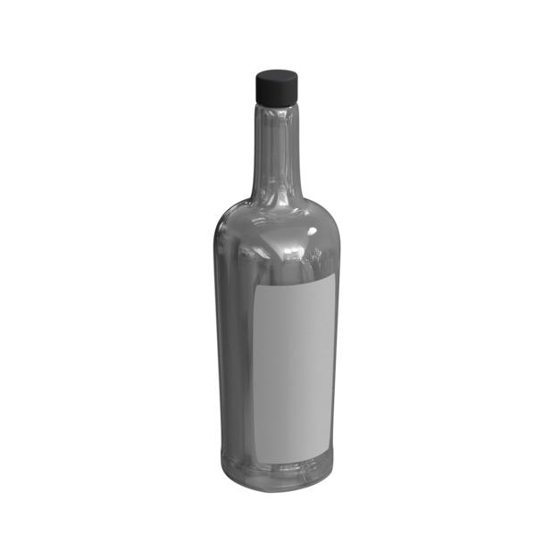 Botella de vidrio
