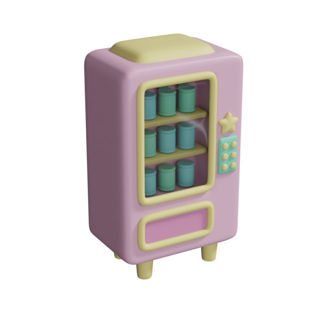El icono de la máquina expendedora