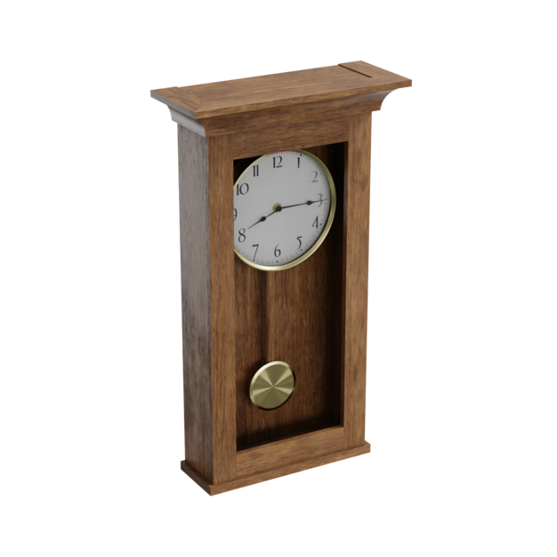 Reloj de pared con péndulo