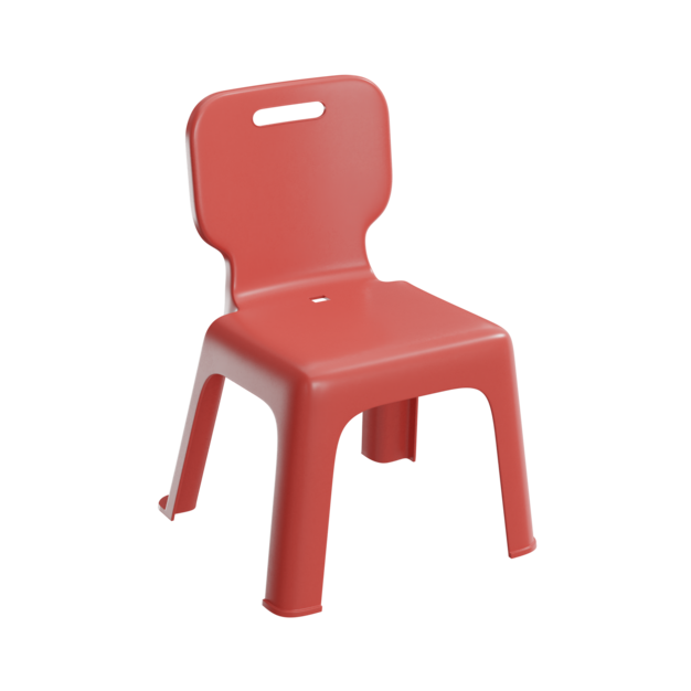 Plaststol for barn