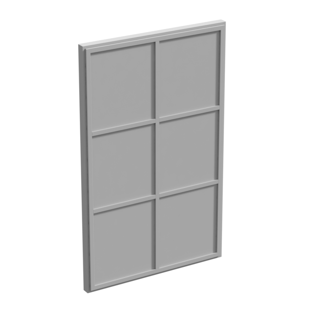 Ventana rectangular vertical