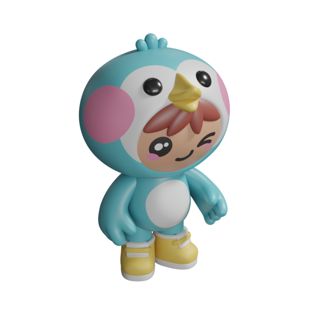 Personaje pinguino