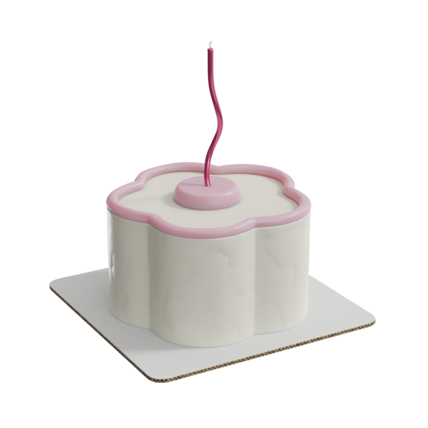 El pastel.