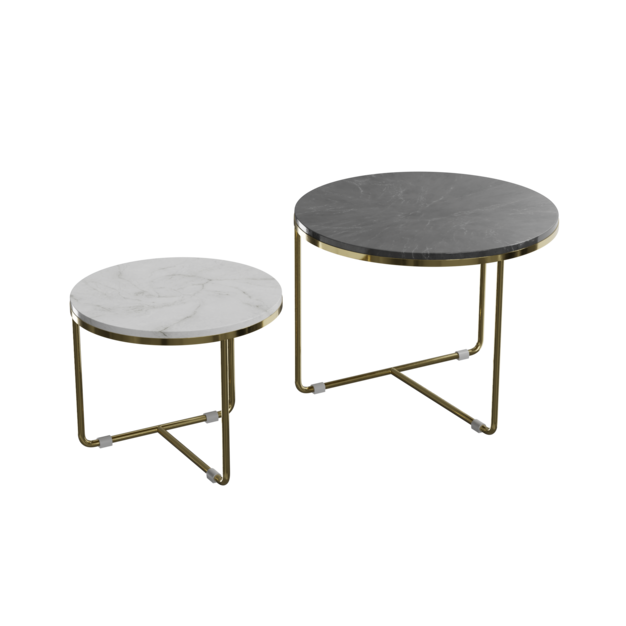 Mesa de café de mármol