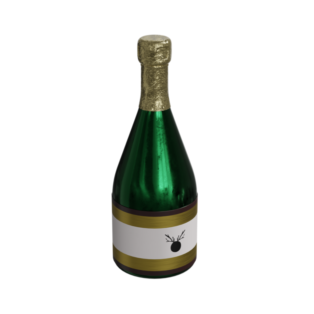 Botella de vidrio