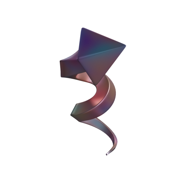 Iridescent Arrow Icon - preview