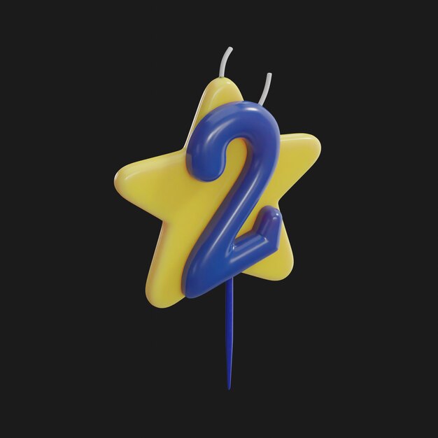 Thumbnail-https://img.freepik.com/3d-models/v2/S/K/9/O/7/R/W/SK9O7RWZ/star-shaped-birthday-candle-number-two-beauty-1.png?t=st=1752401776~exp=1752405376~hmac=0df83c15cd0aed4f4a05cb71d0c55ab0ef91d87c4f8007f2f83707014d79eed1