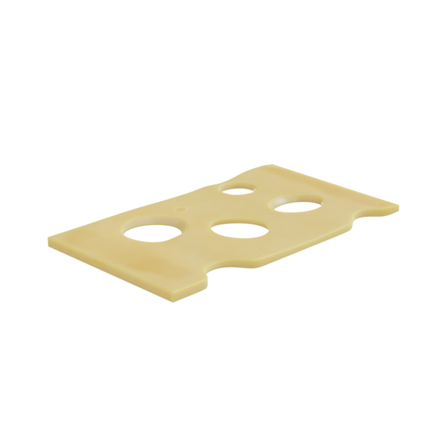 Fetta di formaggio Emmental