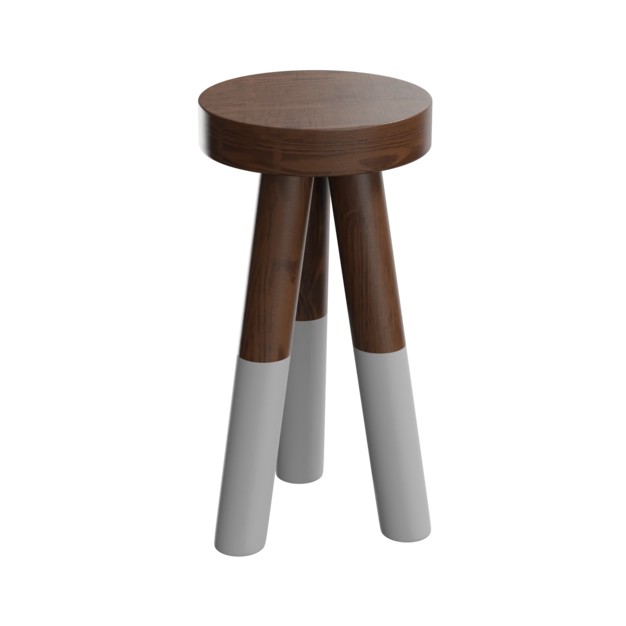 Taburete de madera