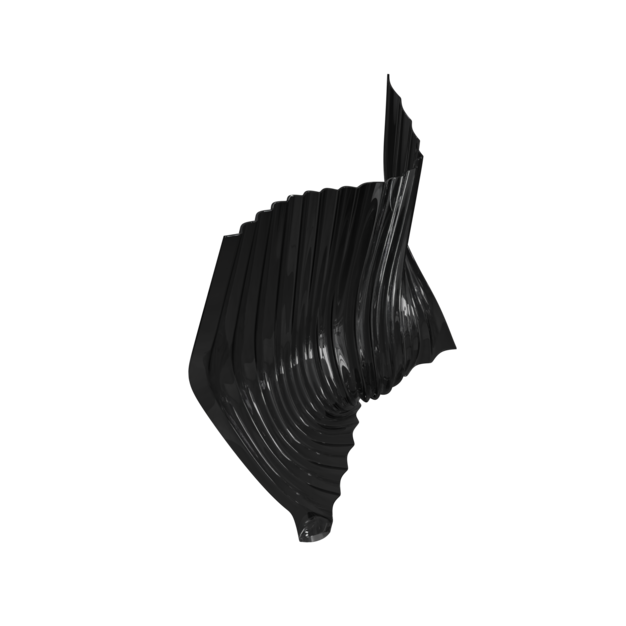 Forma abstracta de cristal