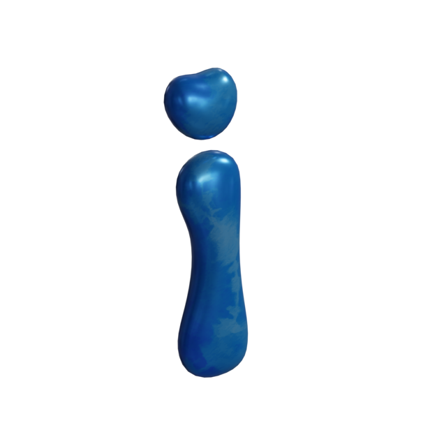 Glossy Letter I