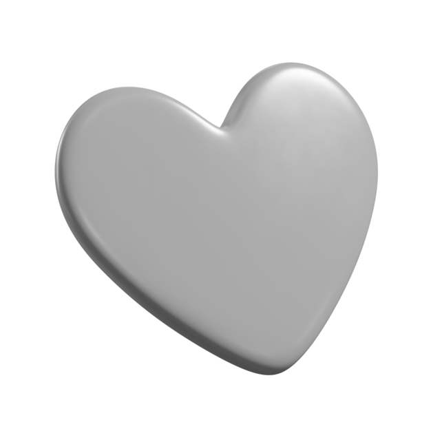 Pin con forma de corazón