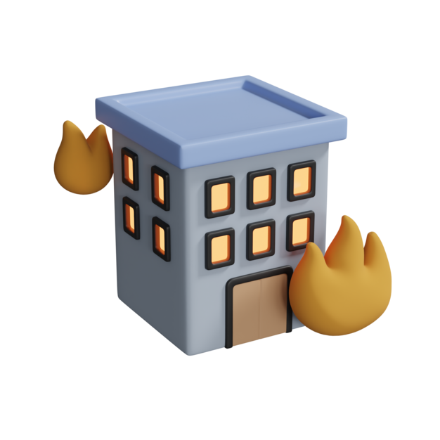 Икона огня здания