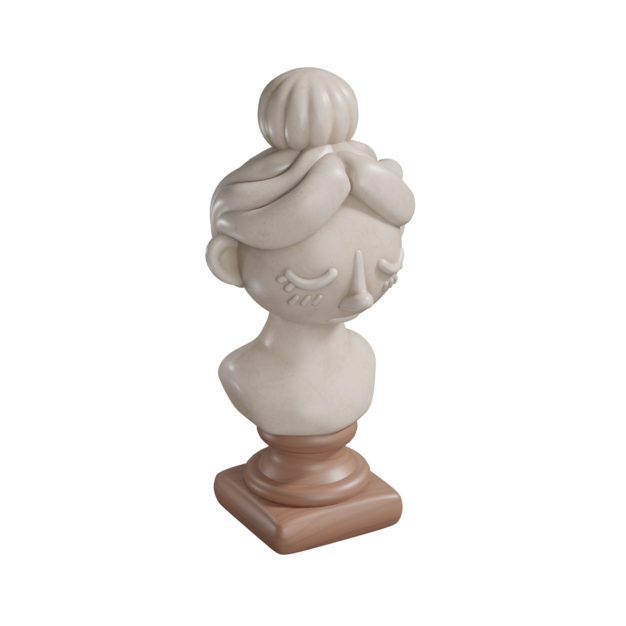 Icona busto ornamentale