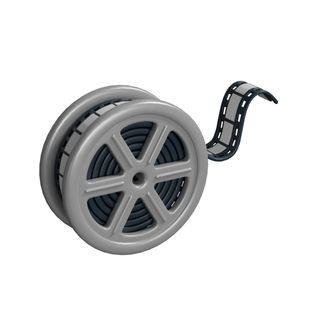 Icono de rollo de película