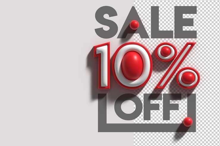 Bezpłatny plik PSD 10 off sale rabat banner cena oferty rabatowej