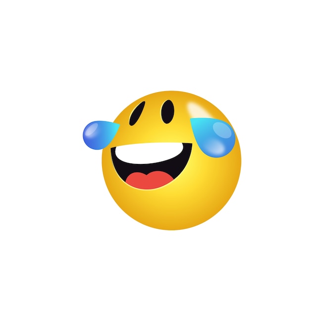 Bezpłatny plik PSD 3d emoji wyizolowane