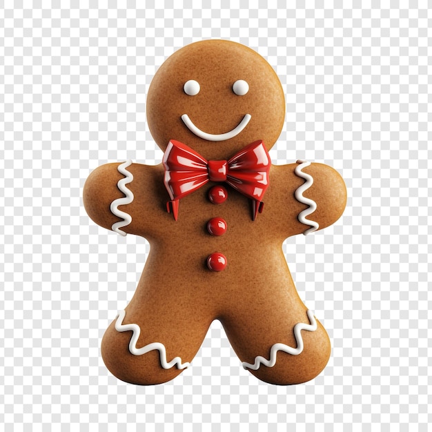 3d Gingerbread Man Wesołego świątecznego Ciasteczka