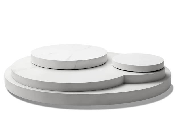 3d rendering podium odizolowane