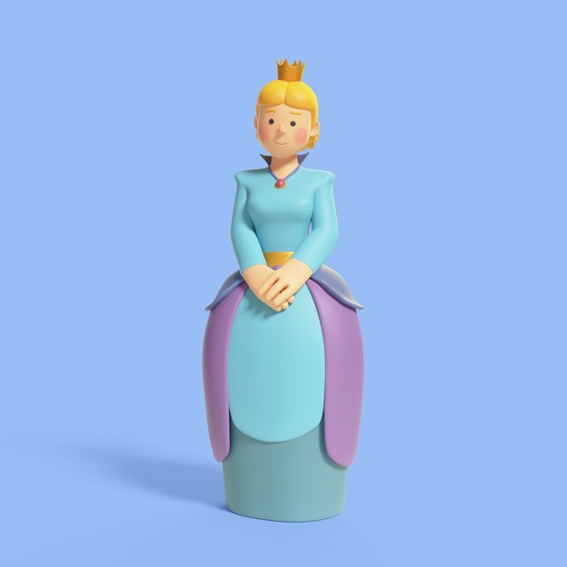 3d renderowanie charakteru monarchii