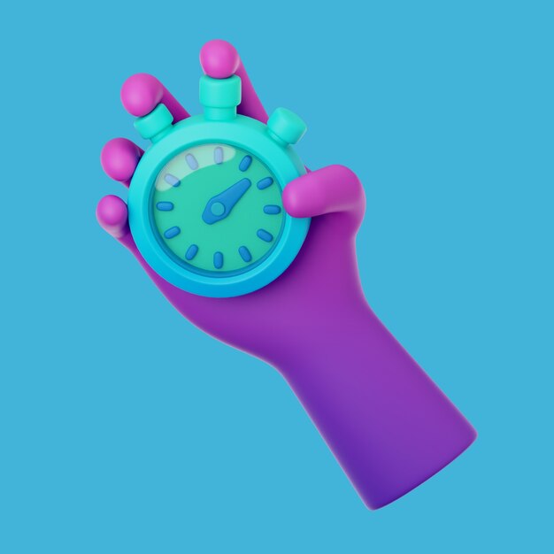 3D renderowanie gestu ręki
