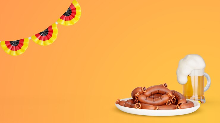 Bezpłatny plik PSD 3d renderowanie tła oktoberfestu
