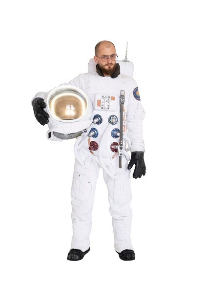 Astronauta w skafandrze kosmicznym