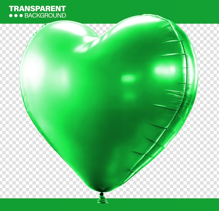 Bezpłatny plik PSD balon serca 3d renderowany kolorowe odizolowane dla uroczystych wydarzeń